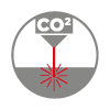 CO2-laserkaiverrus.