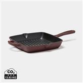 VINGA Monte enamelled grill pan, burgundy
