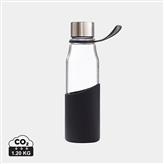 VINGA Lean Glass Water Bottle, black