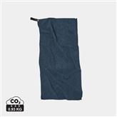 VINGA GRS RPET active dry towel 40 x 80cm, blue