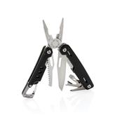 Solid multitool with carabiner, black