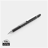 Bolígrafo herramienta 5 en 1, negro