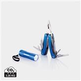 Multitool and torch set, blue