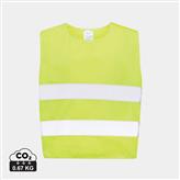 GRS recycled PET high-visibility safety vest 3-6 years, yellow