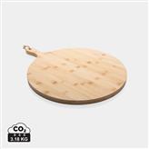 Ukiyo bamboo round serving board, brown