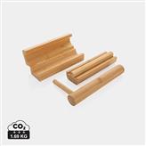 Ukiyo sushisett i bambus, brun