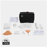 RCS recycled nubuck PU pouch  first aid set, black