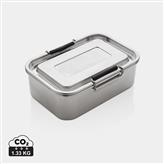 Auslaufsichere Lunchbox aus RCS recyceltem Stainless Steel, silber