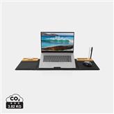 Impact AWARE RPET faltbare Desk-Organizer mit Laptop-Ständer, schwarz