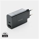 Chargeur Mural Philips, USB 30W Ultra Rapide, noir