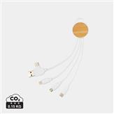 RCS recycled plastic Ontario 6-in-1 round cable, white