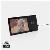 5W Wireless charger and photo frame, black