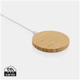 Bamboo 15W wireless charger, brown
