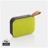 Fabric trend draadloze 3W speaker, groen