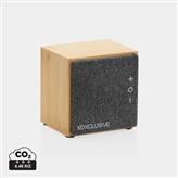 Wynn 5W wireless bamboo speaker, brown