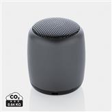 Mini speaker wireless in alluminio, carbon fossile