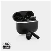 Swiss Peak TWS Ohrhörer 2.0 aus RCS recyceltem Kunststoff, schwarz