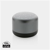 Terra RCS recycled aluminium 5W wireless speaker, grey