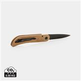 Nemus Luxury Wooden knife with lock, brown