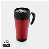 Stainless steel mug, red