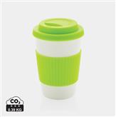 Taza de café reutilizable 270ml, verde