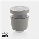 Ukiyo borosilicate glass with silicone lid and sleeve, grey