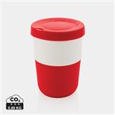 PLA cup coffee to go 380ml, röd