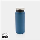 Botella al vacío de acero inoxidable reciclado RCS 600ML, azul