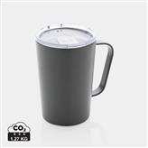 RCS Recycled stainless steel modern vacuum mug with lid, anthracite