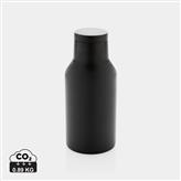 Botella compacta de acero inoxidable reciclado RCS, negro