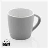 Ceramic mug with coloured inner 300ml, grey