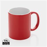 Ceramic classic mug 350ml, red