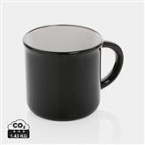 Vintage ceramic mug 280ml, black