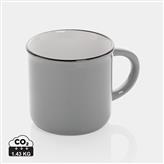 Vintage ceramic mug 280ml, grey