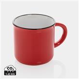 Vintage ceramic mug 280ml, red