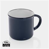 Vintage ceramic mug 280ml, navy