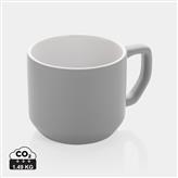 Ceramic modern mug 350ml, grey
