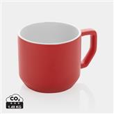 Ceramic modern mug 350ml, red