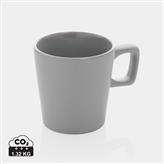 Taza moderna de café de cerámica 300ml, gris