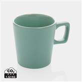 Ceramic modern coffee mug, green