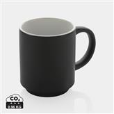 Ceramic stackable mug, black