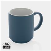 Ceramic stackable mug 180ml, blue