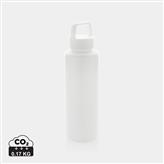 RCS certified recycled PP water bottle with handle, natural
