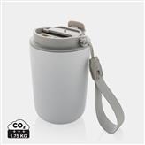 Cuppa Vakuumbecher aus RCS-Stahl mit Umhängeband, weiß