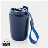 Cuppa vakuummugg med logoband RCS re-steel, blå