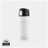 RCS Recycled stainless steel easy lock vacuum mug, white