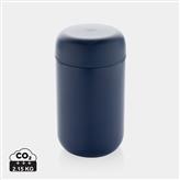 Mug isotherme en acier inoxydable recyclé certifié RCS Brew, bleu