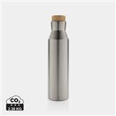 Gaia RCS-sertifisert vakuumflaske i resirkulert rustfritt st, sølvfarget