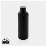 Impact Vakuumflasche aus RCS recyceltem Stainless-Steel, schwarz