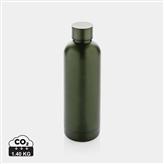 Botella al vacío Impact de acero inoxidable reciclado RCS, verde